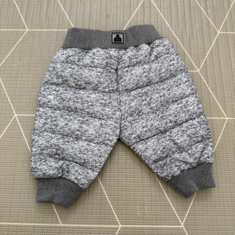 Baby Gap Gray Snow Pants 0-3 Months Pull On Polyester Insulated Puffer Pants